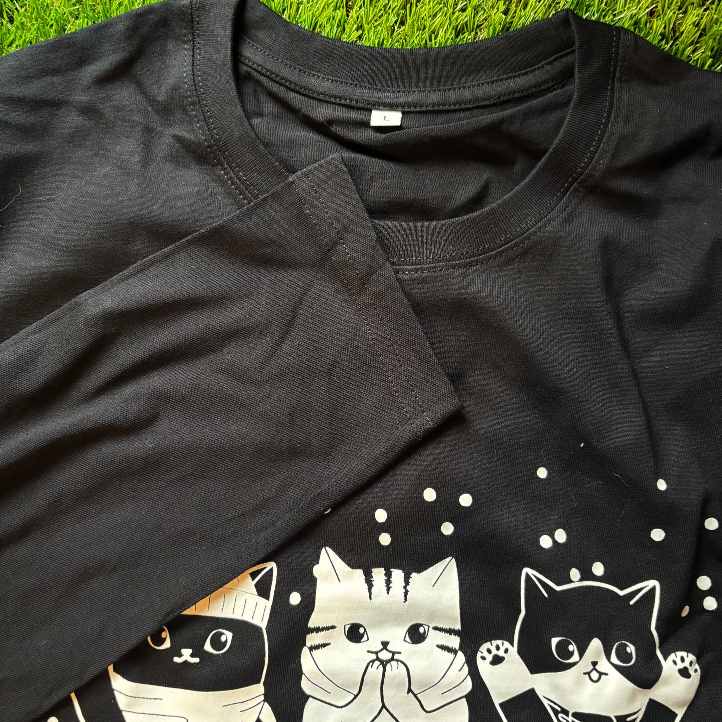 Cozy Winter Cats Long Sleeve Tee Original NyankoPaws  Makes the Purrfect
